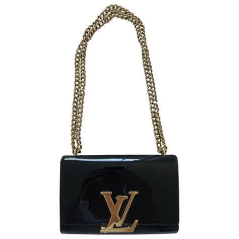 black patent louis vuitton clutch bag|authentic black Louis Vuitton handbags.